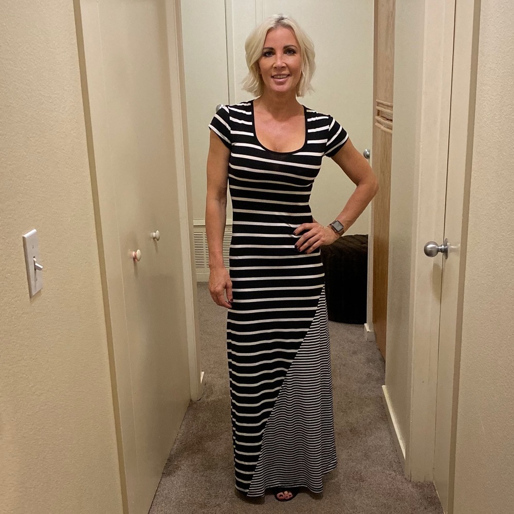 Super cute striped casual dress